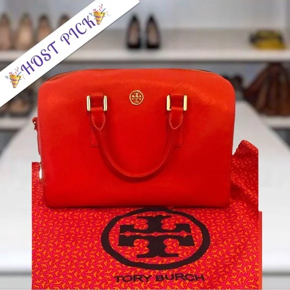 Tory Burch Robinson Satchel NWOT Multi-Host Pick - Picture 13 of 16